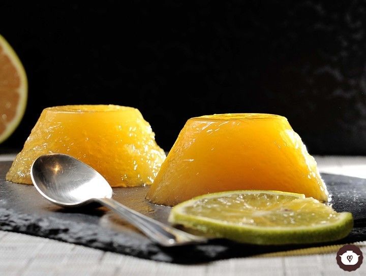 Gelatina de naranja natural