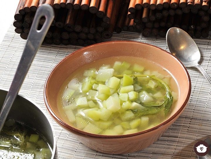 Receta Sopa de chayotes tiernos CyC