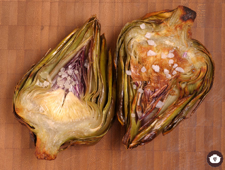 Alcachofas asadas