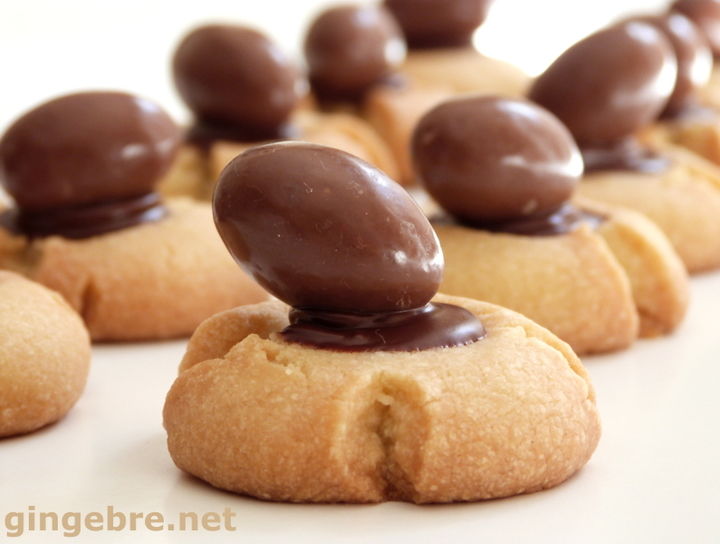 Thumbprint cookies de Pascua