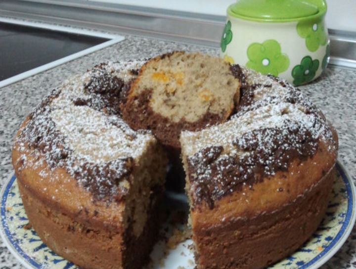Receta Bizcocho de café, chocolate y nueces CyC