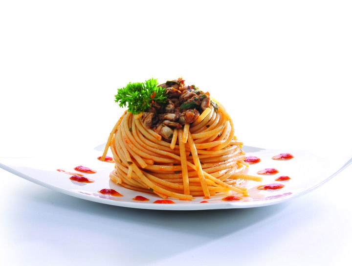 Spaghetti con ostiones
