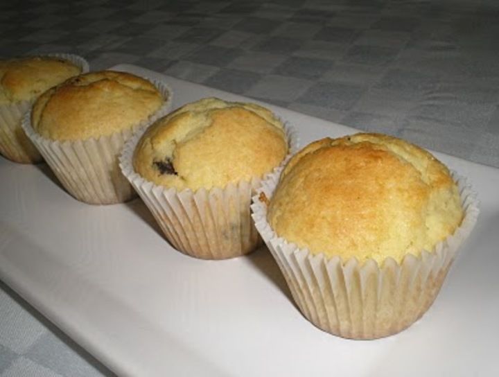 Muffins o Magdalenas de Vainilla