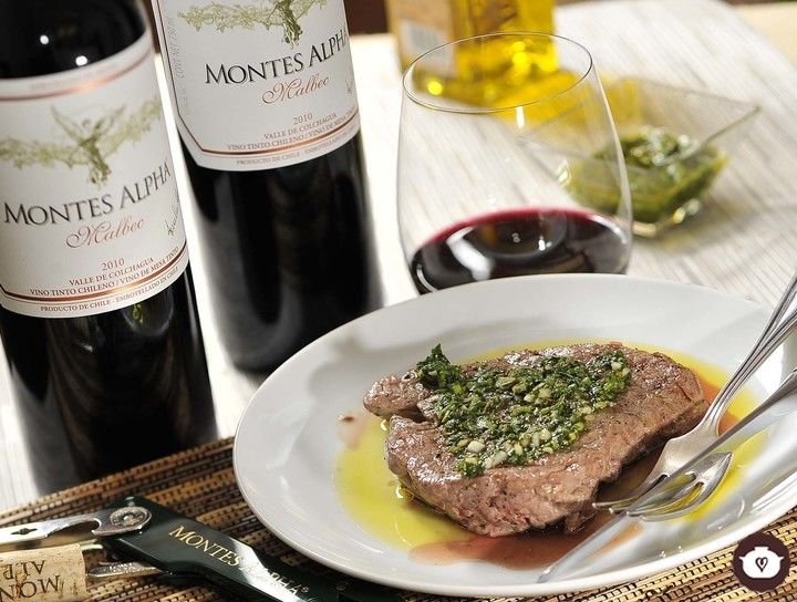 Medallones de filete con chimichurri
