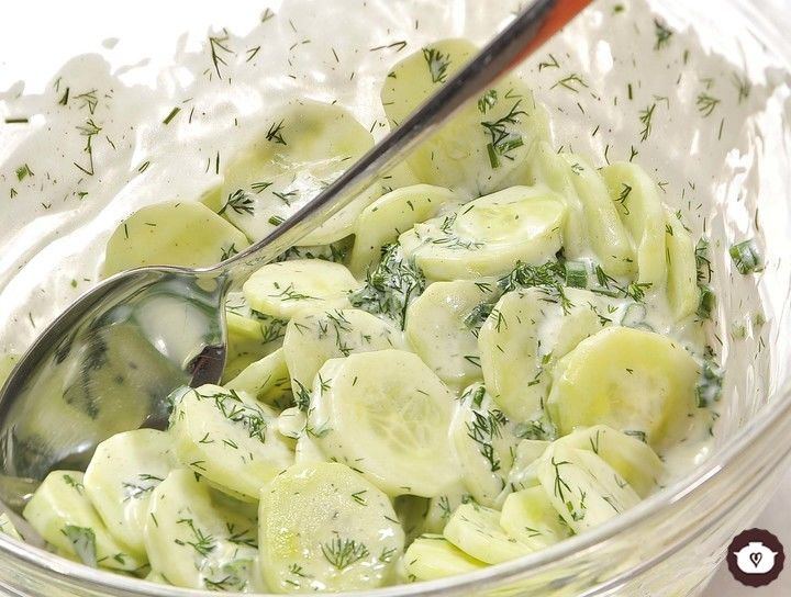 Ensalada de pepino con eneldo
