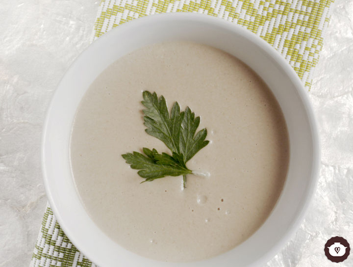Crema de champiñones