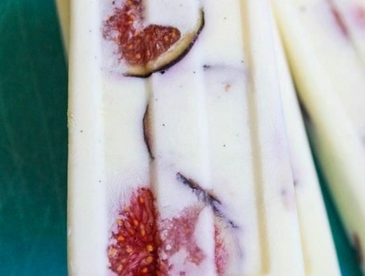 Paletas de arroz con leche e higos