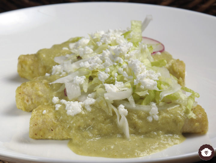 Enchiladas verdes