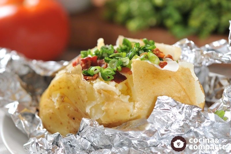 Receta Papa al horno | CyC Receta Papa al horno | CyC