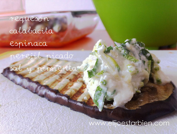 Canelones de berenjena