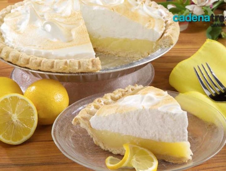 Pie de limón con merengue