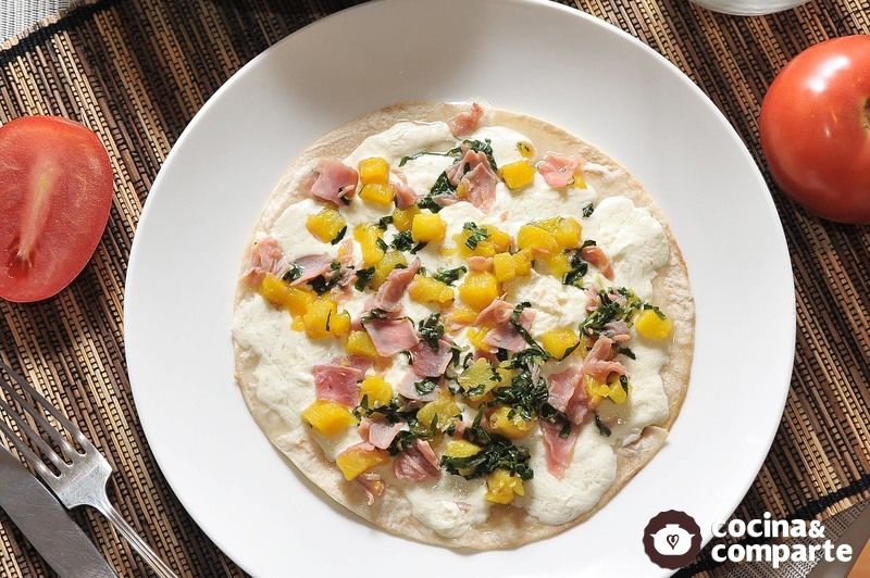 Receta Quesapizzadilla Hawaiana CyC