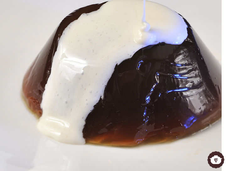 Gelatina de café con crema