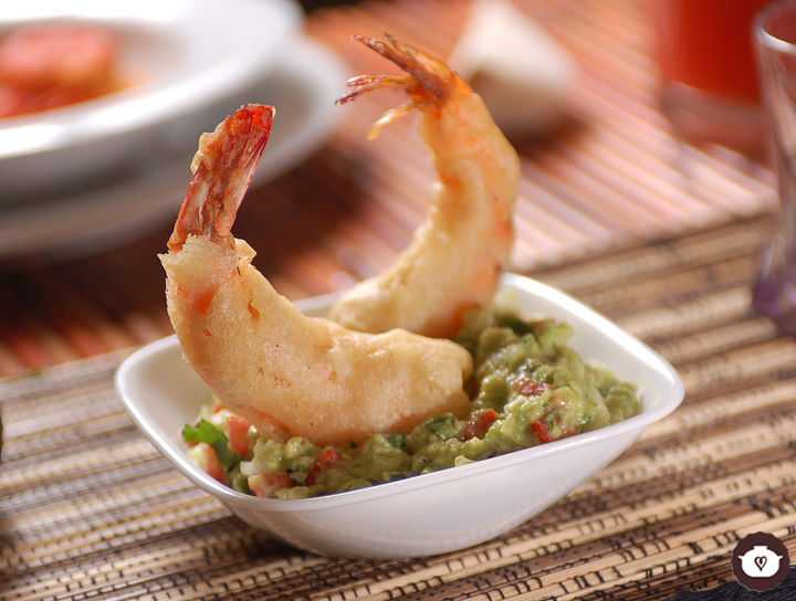 Camarones capeados