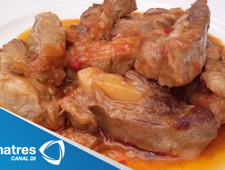 Costillas de cerdo con salsa de whiskey y miel