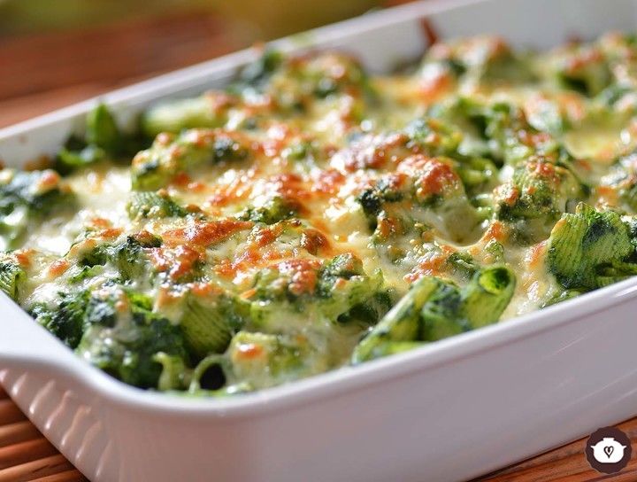 Coditos verdes cremosos