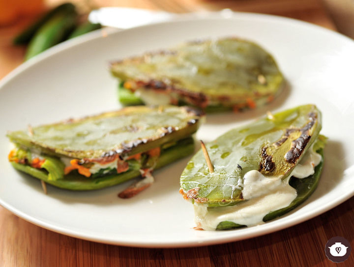 Nopales rellenos