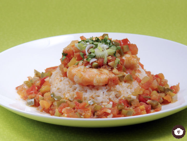Camarones estilo Nueva Orleans