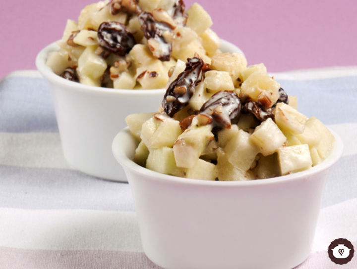Ensalada navideña de manzana