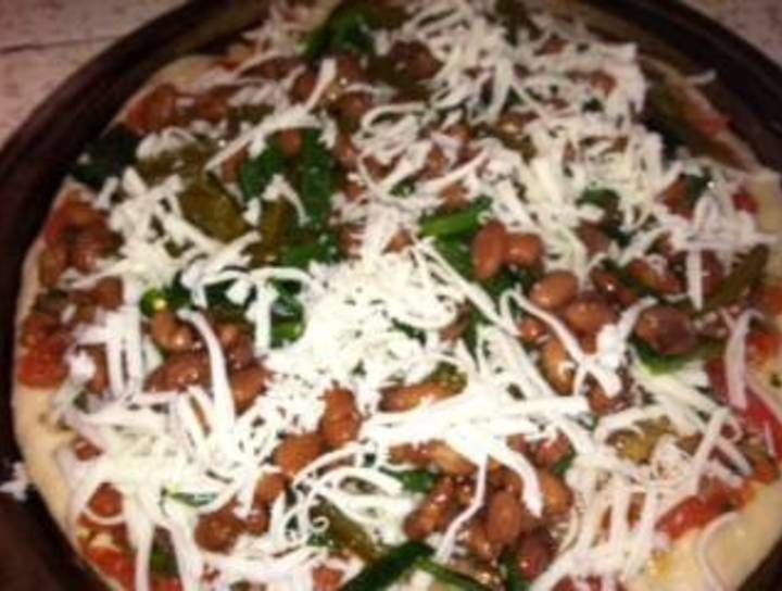 Pizza de frijoles