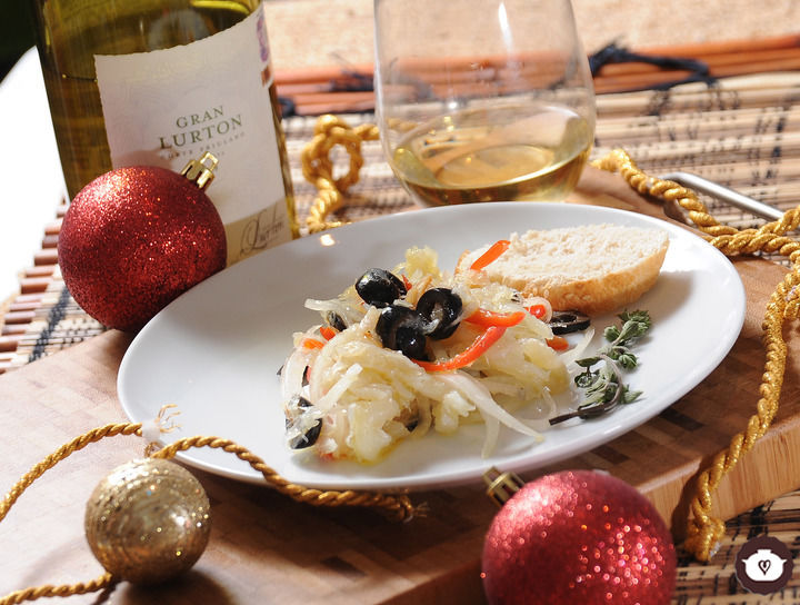 Ensalada portuguesa de bacalao