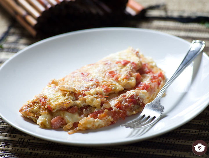 Omelette de verduras