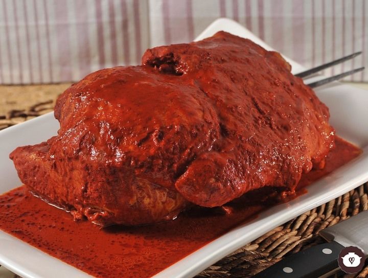 Pierna de puerco adobada
