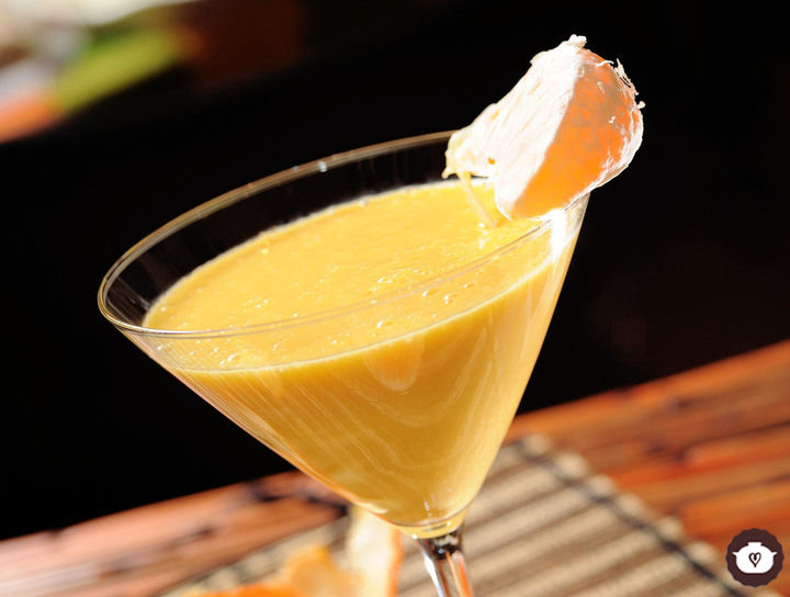 Batido de mango y mandarina