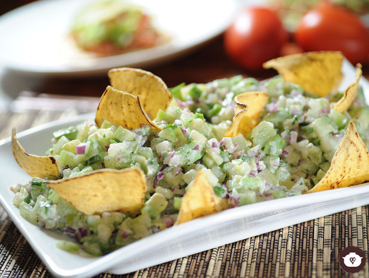 Ensalada de tomatillo