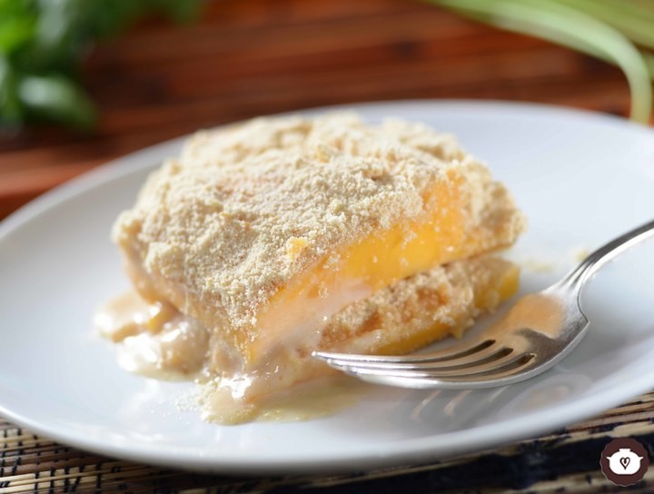 Postre frío de mango