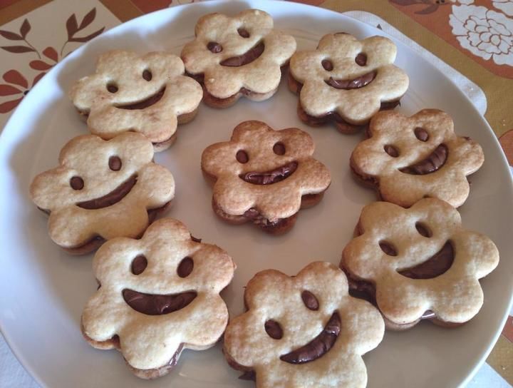 Galletas felices de chocolate