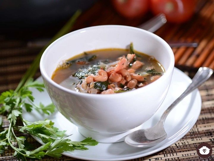 Frijoles con tocino