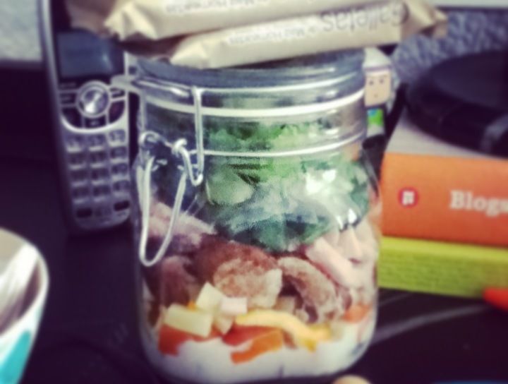 Ensalada en frasco Buzzyland