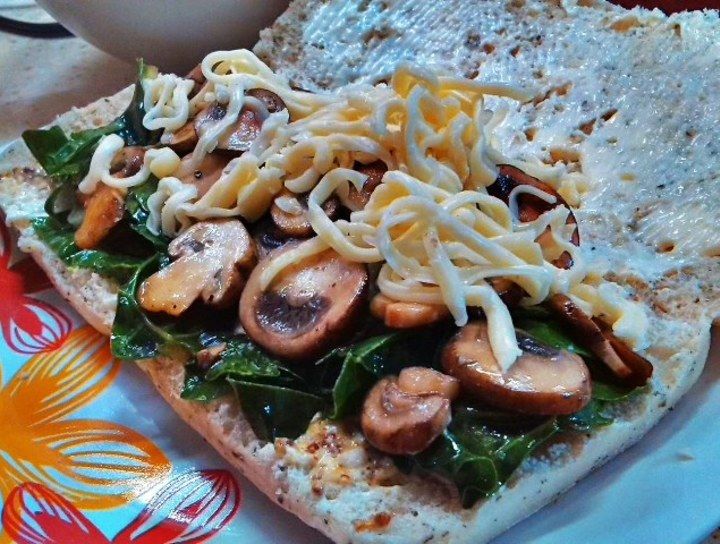 Paninis de champiñones