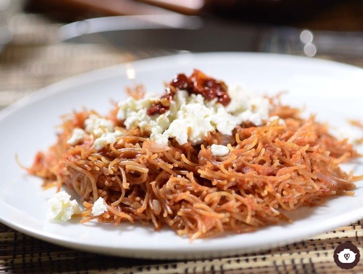 Sopa seca de fideo