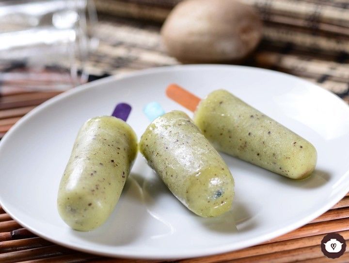 Paletas de kiwi