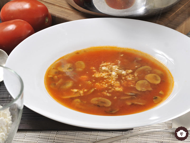 Sopa de champiñones