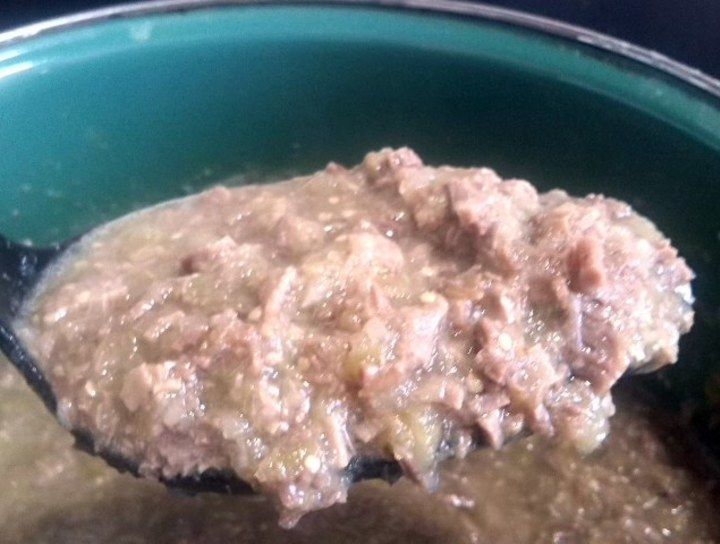 Res en salsa verde