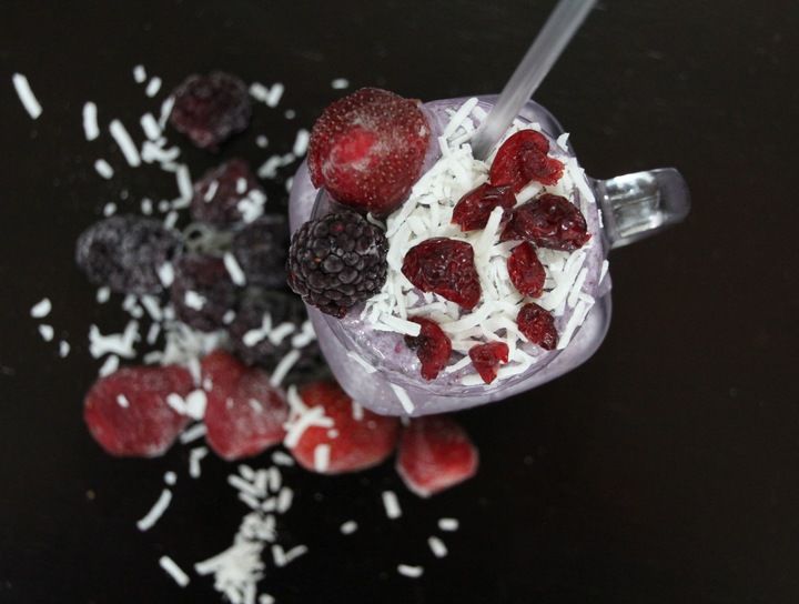 Smoothie zarzamora fresa (Zarzafresa)