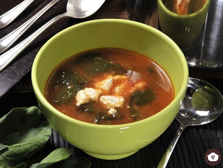 Sopa de espinacas