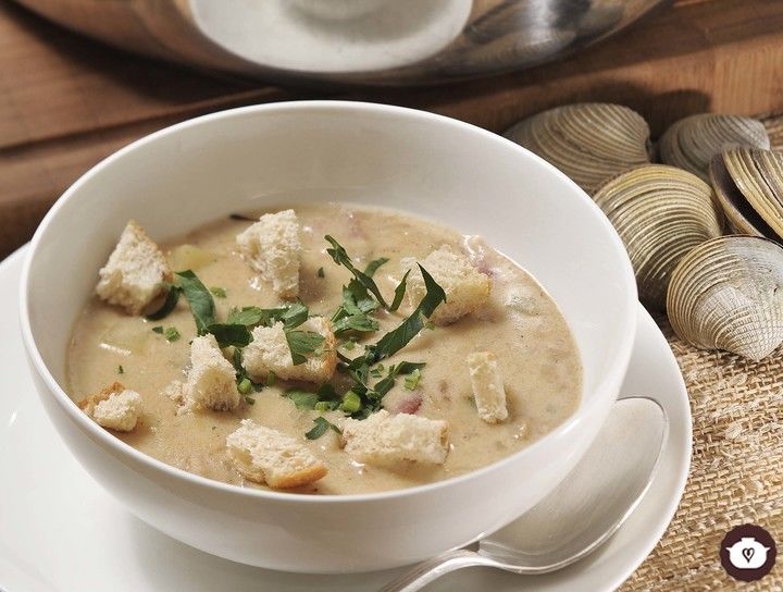 Boston Clam Chowder o Crema de Almejas