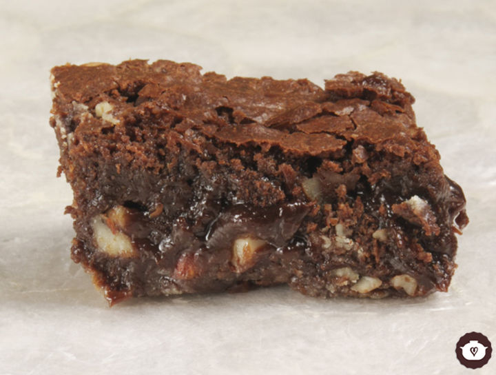 Brownies de tres chocolates