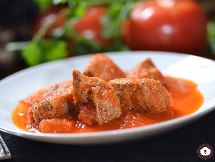 Carne en salsa de morita