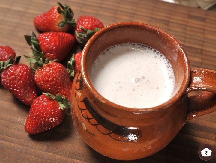 Atole de fresa