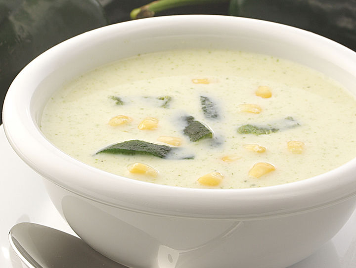 Sopa de elote dulce