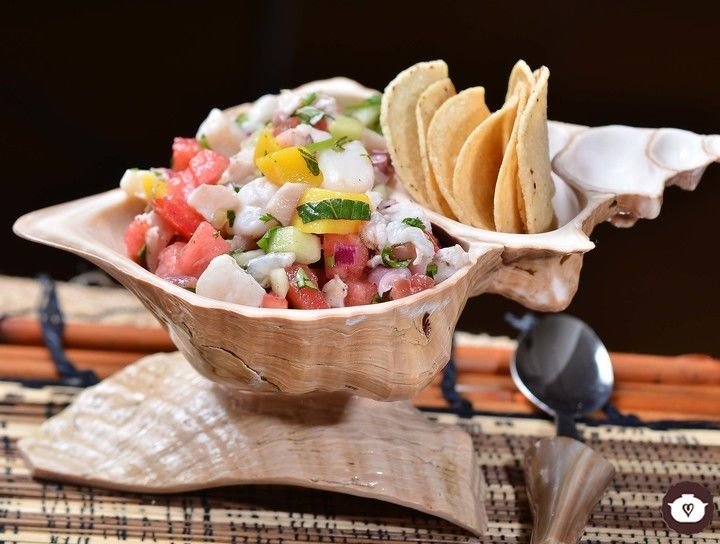 Ceviche verde caribeño