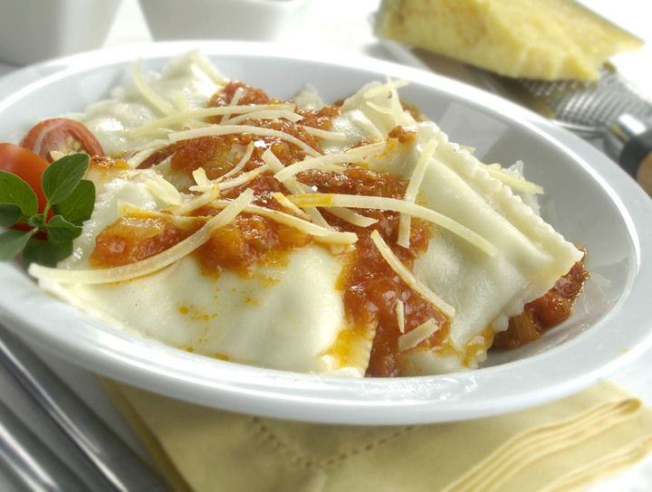 Panzottis de ricota y espinaca