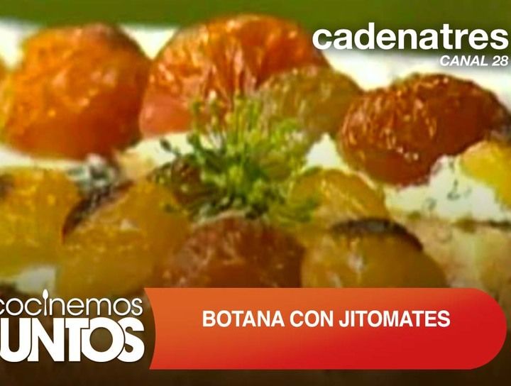 Tapas de requesón con jitomate