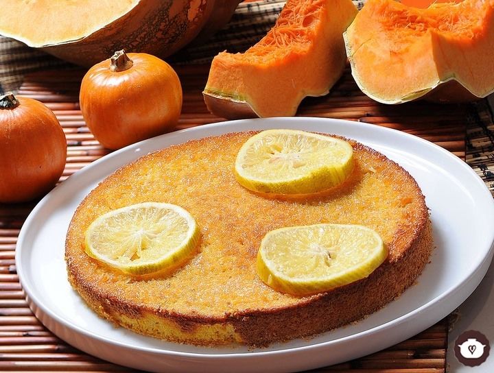 Pudín de calabaza y naranja