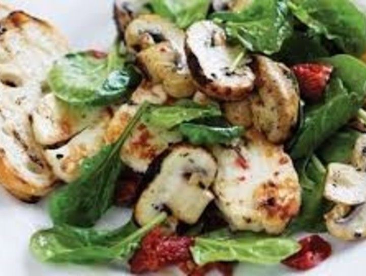 Ensalada de champiñones